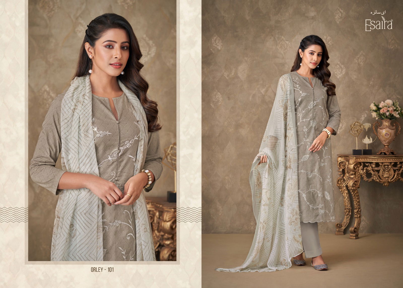 Orley By Esaira Printed Cotton Designer Salwar Kameez Wholesale Market In Surat
